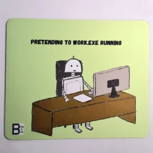 Mousepad pretend to work.exe running