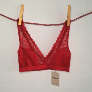 Δαντελένιο κόκκινο bralette